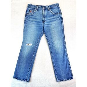 Vintage Twenty X Jeans Men’s 34x29 Blue Distressed Classic Straight Leg Denim‎